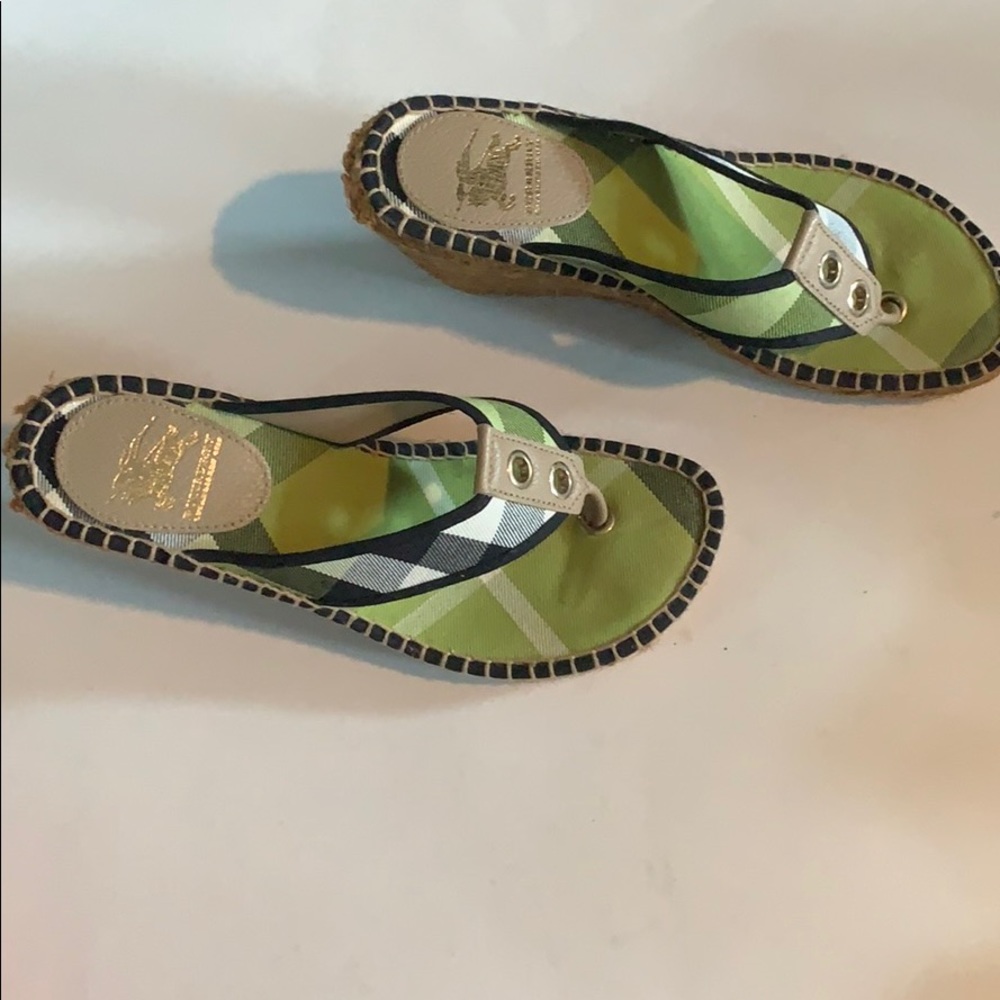 BURBERRY SANDALS SIZE 38